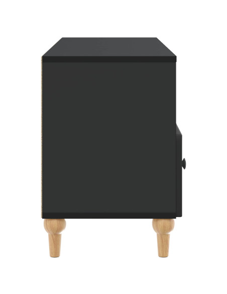 Mobile TV Nero 102 x 34,5 x 50 cm Legno ingegnerizzato