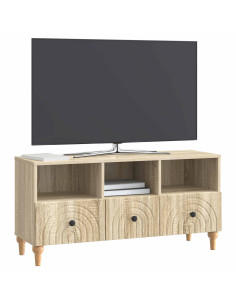 Mobile TV Rovere Sonoma 102 x 34,5 x 50 cm Legno ingegnerizzato 2