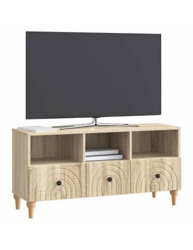 Mobile TV Rovere Sonoma 102 x 34,5 x 50 cm Legno ingegnerizzato