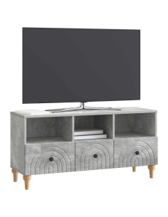 Mobile TV Grigio Cemento 102 x 34,5 x 50 cm 2