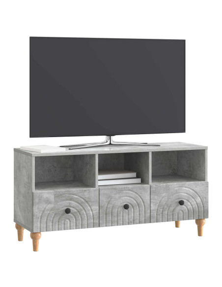 Mobile TV Grigio Cemento 102 x 34,5 x 50 cm