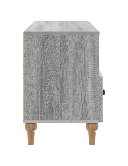 Mobile TV Sonoma grigia 102 x 34,5 x 50 cm Legno ingegnerizzato