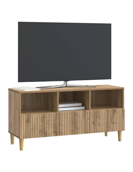 Mobile TV con cassetto Rovere Artigianale 102 x 34,5 x 50 cm