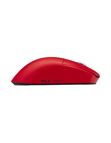 ASUS ROG Harpe II Ace RED mouse Gaming Mano destra RF Wireless + Bluetooth + USB Type-A Ottico 42000 DPI