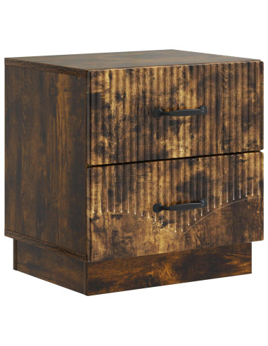 Armadio da Notte 2 pcs Rovere Fumo 43 x 34,5 x 44,5 cm
