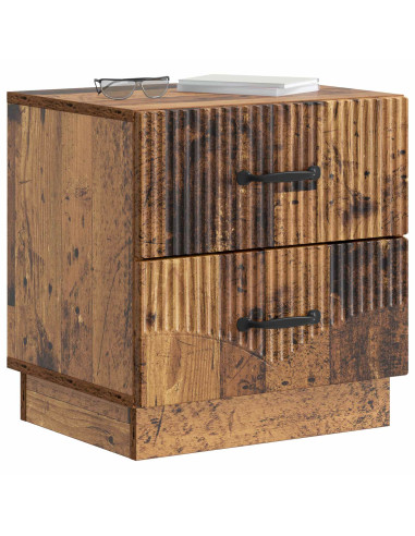 Armadio da Notte con cassetto Legno antico 43 x 34,5 x 44,5 cm