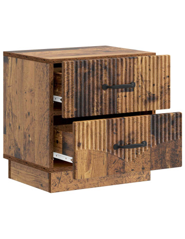 Armadio da Notte con cassetto Legno antico 43 x 34,5 x 44,5 cm