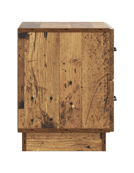 Armadio da Notte con cassetto Legno antico 43 x 34,5 x 44,5 cm
