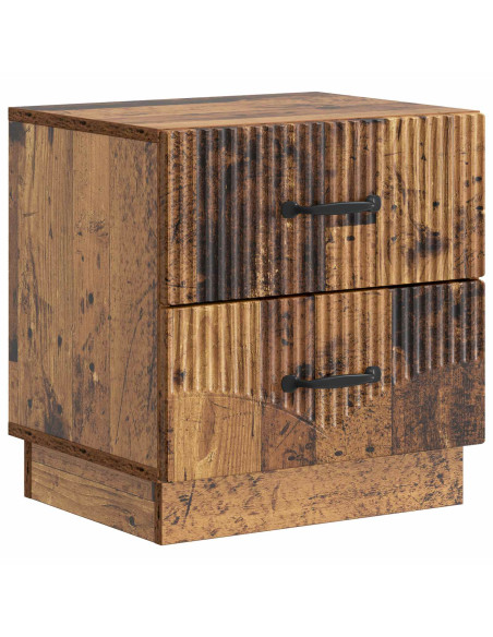 Armadio da Notte 2 pcs Legno antico 43 x 34,5 x 44,5 cm