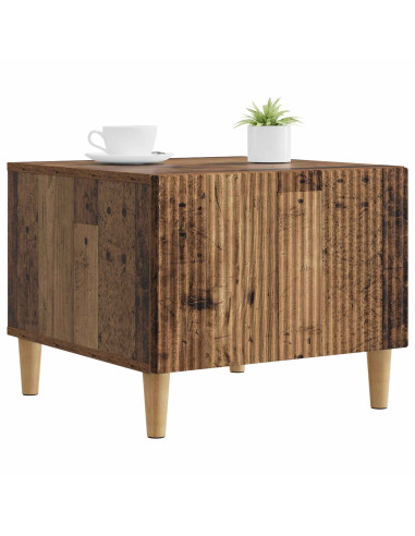 Tavolino da salotto con cassetto Legno antico 49 x 50 x 40 cm