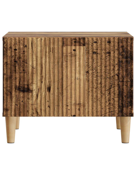 Tavolino da salotto con cassetto Legno antico 49 x 50 x 40 cm