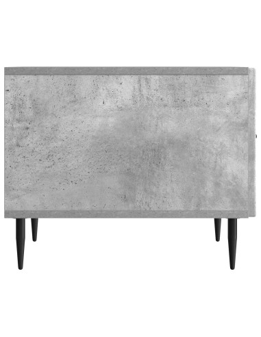 Tavolino da salotto con cassetto Grigio Cemento 49 x 50 x 40 cm