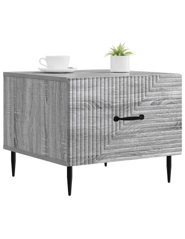 Tavolino da salotto con cassetto Grigio Sonoma 49 x 50 x 40 cm