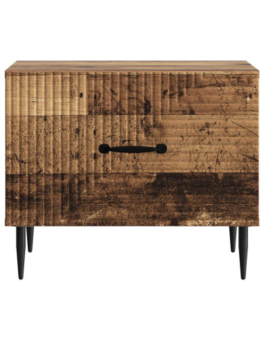 Tavolino da salotto con cassetto Legno antico 49 x 50 x 40 cm