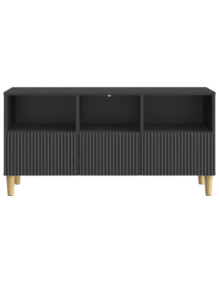 Mobile TV Nero 102 x 34,5 x 50 cm Legno ingegnerizzato