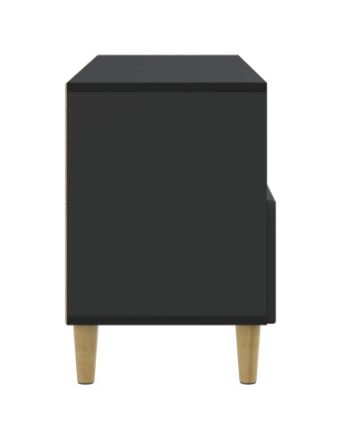 Mobile TV Nero 102 x 34,5 x 50 cm Legno ingegnerizzato