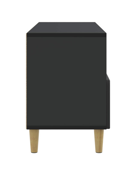 Mobile TV Nero 102 x 34,5 x 50 cm Legno ingegnerizzato