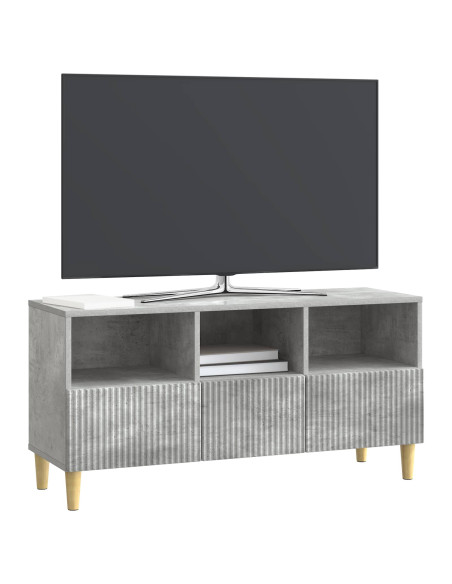 Mobile TV con cassetto Grigio Cemento 102 x 34,5 x 50 cm