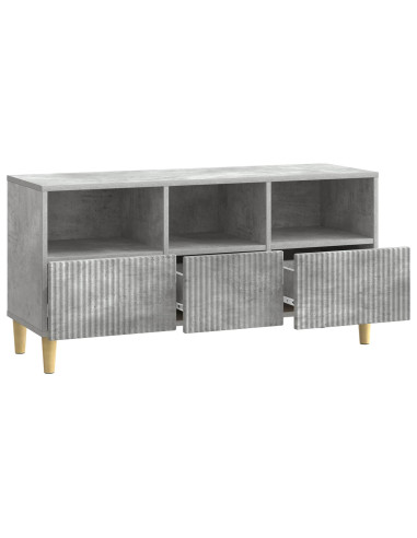 Mobile TV con cassetto Grigio Cemento 102 x 34,5 x 50 cm