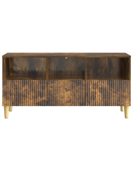 Mobile TV Rovere Fumo 102 x 34,5 x 50 cm Legno ingegnerizzato