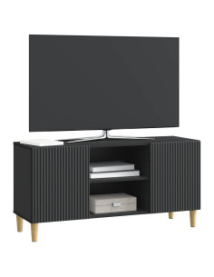Mobile TV Nero 102 x 34,5 x 50 cm Legno ingegnerizzato 2