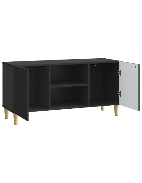 Mobile TV Nero 102 x 34,5 x 50 cm Legno ingegnerizzato