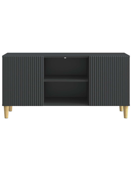 Mobile TV Nero 102 x 34,5 x 50 cm Legno ingegnerizzato