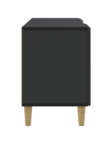 Mobile TV Nero 102 x 34,5 x 50 cm Legno ingegnerizzato