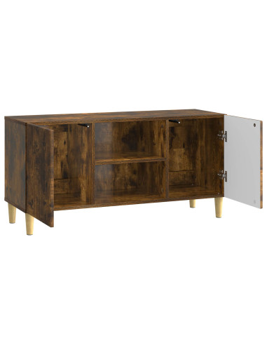 Mobile TV Rovere Fumo 102 x 34,5 x 50 cm Legno ingegnerizzato