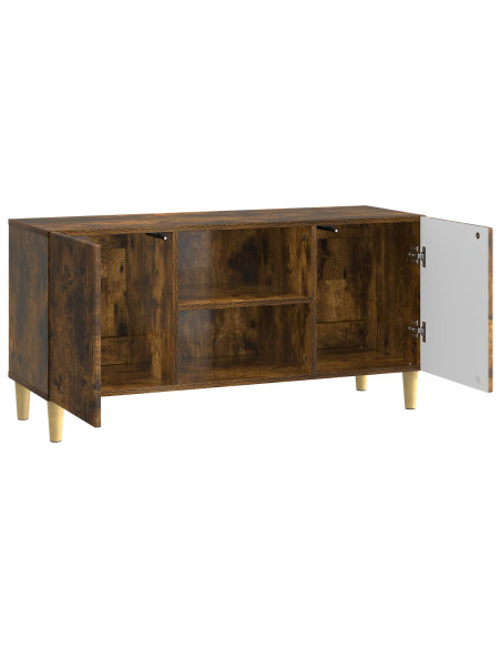 Mobile TV Rovere Fumo 102 x 34,5 x 50 cm Legno ingegnerizzato