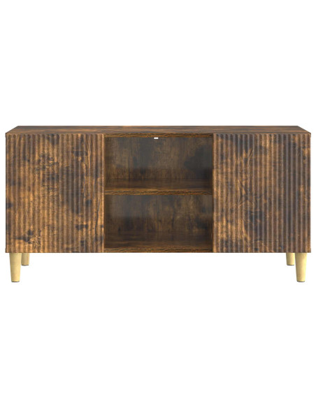 Mobile TV Rovere Fumo 102 x 34,5 x 50 cm Legno ingegnerizzato