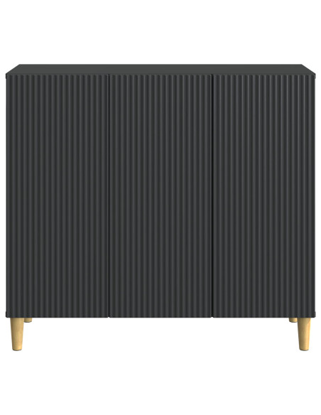 Credenza Nero 89 x 34,5 x 80 cm Legno ingegnerizzato
