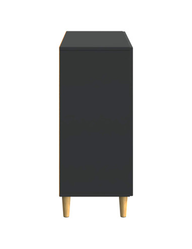 Credenza Nero 89 x 34,5 x 80 cm Legno ingegnerizzato