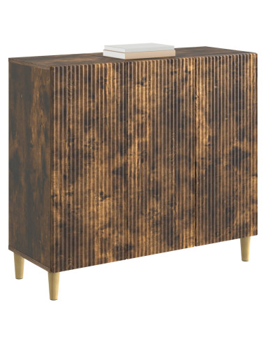 Credenza Rovere Fumo 89 x 34,5 x 80 cm Legno ingegnerizzato