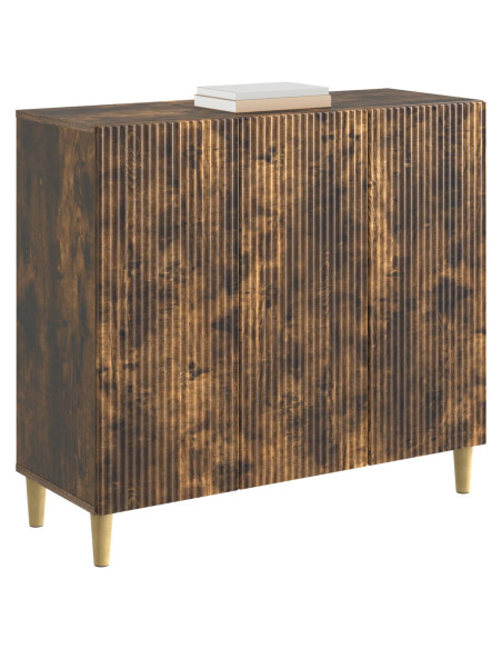 Credenza Rovere Fumo 89 x 34,5 x 80 cm Legno ingegnerizzato