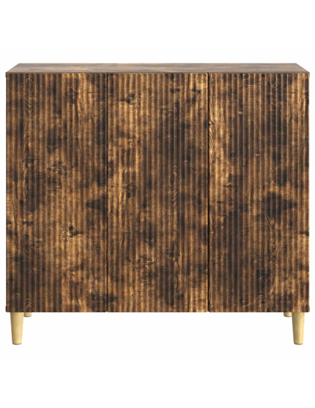 Credenza Rovere Fumo 89 x 34,5 x 80 cm Legno ingegnerizzato