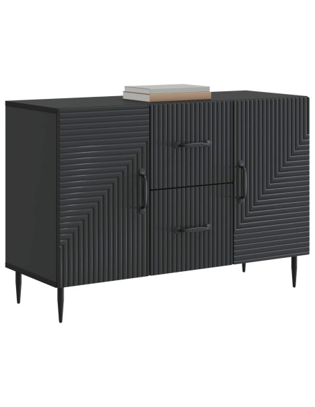 Credenza Nero 89 x 34,5 x 60 cm Legno ingegnerizzato