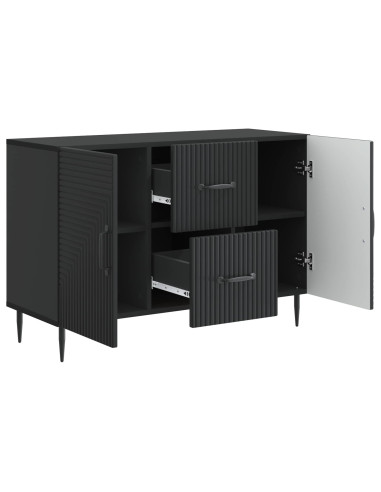 Credenza Nero 89 x 34,5 x 60 cm Legno ingegnerizzato