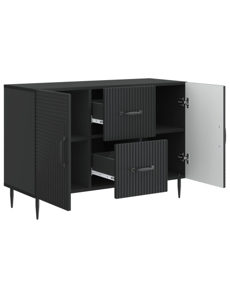 Credenza Nero 89 x 34,5 x 60 cm Legno ingegnerizzato