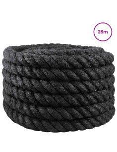 Corda di Juta 40 Nero 100% juta Tossa 2