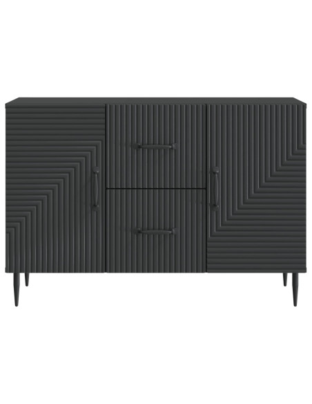 Credenza Nero 89 x 34,5 x 60 cm Legno ingegnerizzato