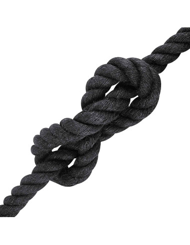 Corda di Juta 40 Nero 100% juta Tossa