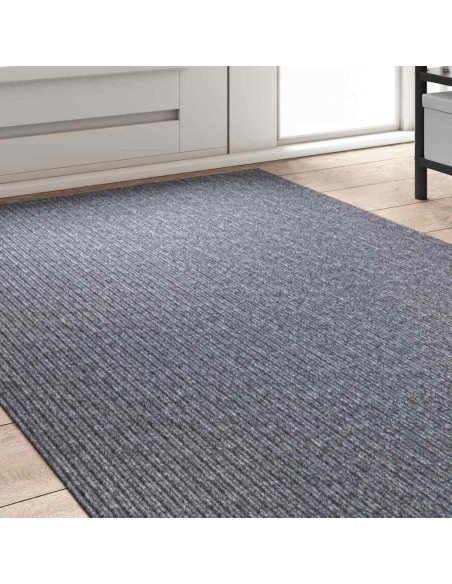 Runner in Moquette Grigio chiaro 100 x 300 cm Tessuto
