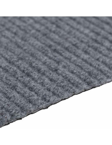 Runner in Moquette Grigio chiaro 100 x 300 cm Tessuto