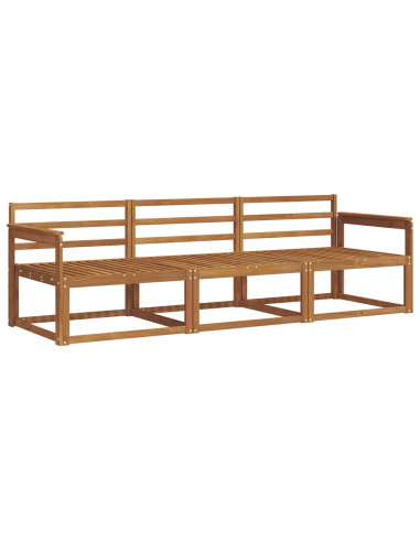 Set di divani da esterno 3 pcs Naturale