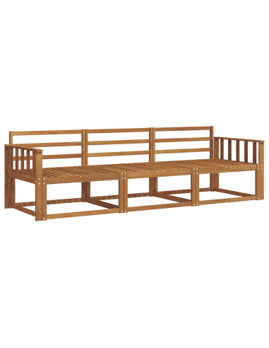 Set di divani da esterno 3 pcs Naturale