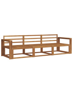 Set di divani da esterno 3 pcs Naturale 2