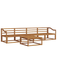 Set di divani da esterno 5 pcs Naturale 2