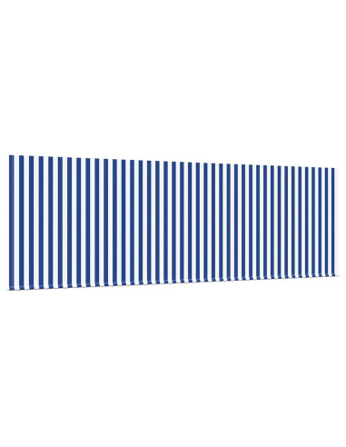 Tenda Retrattile Blu e Bianco 350 x 200 cm