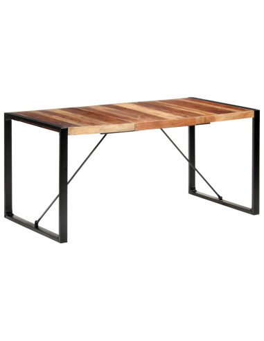 Tavolo da Pranzo 160x80x75 cm Legno Massello Finitura Sheesham